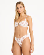 Womens Sandy Shells Rio Bandeau Bikini Top