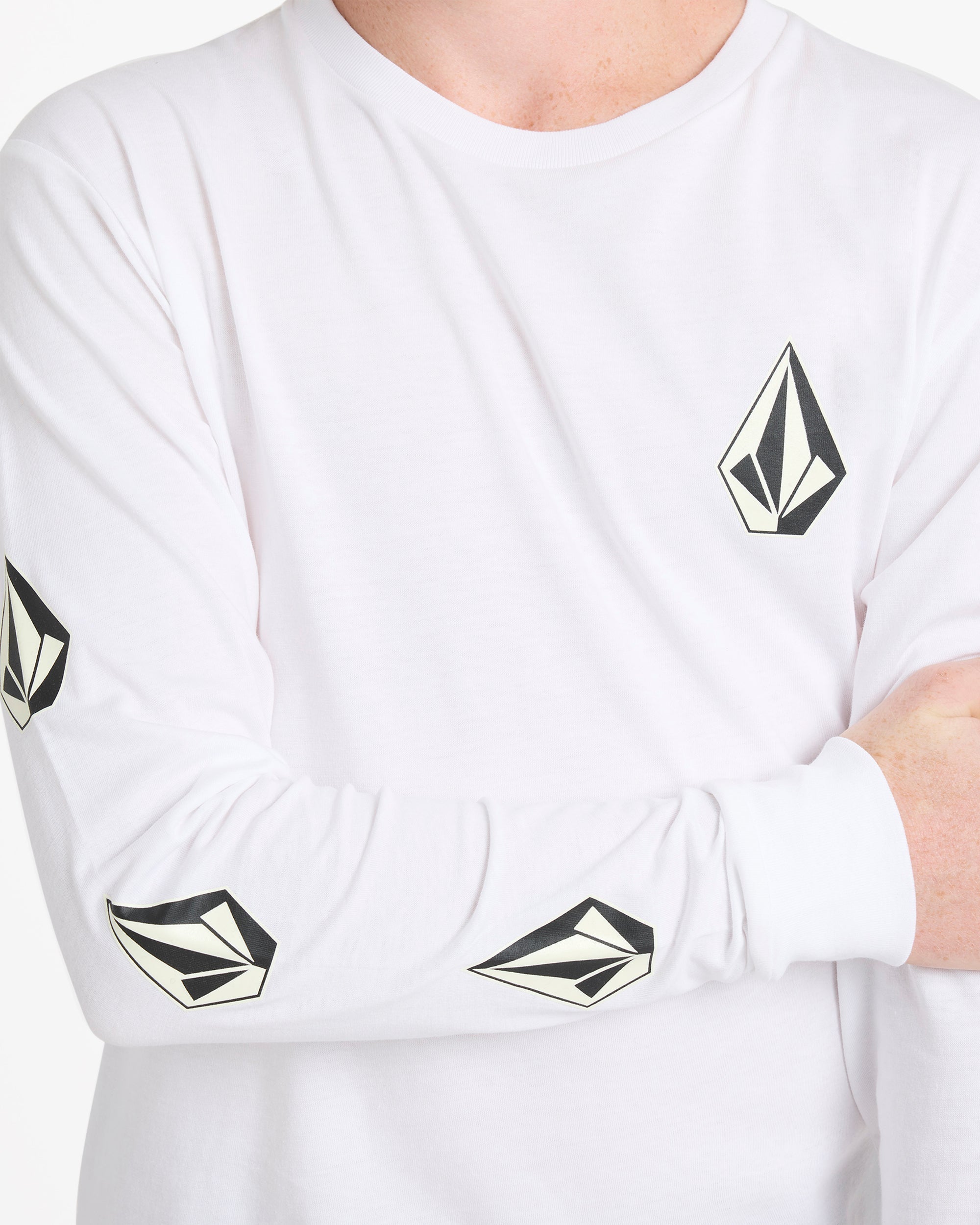 Boys 8-16 Iconic Stone Long Sleeve T-Shirt