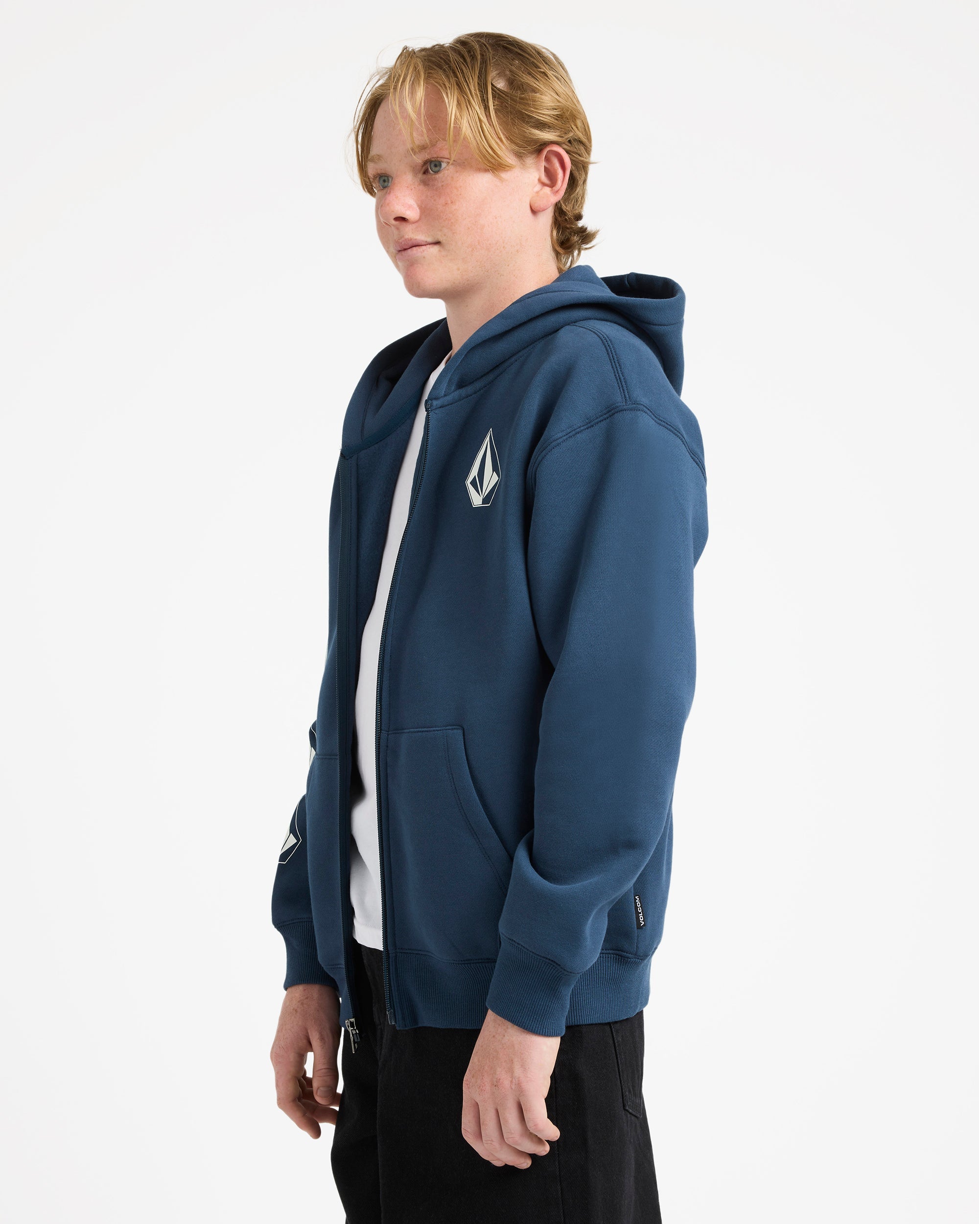 Boys 8-16 Iconic Stone Zip Up Hoodie
