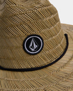 Mens V Square Straw Hat