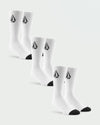 Mens Full Stone 3 Pack Crew Socks