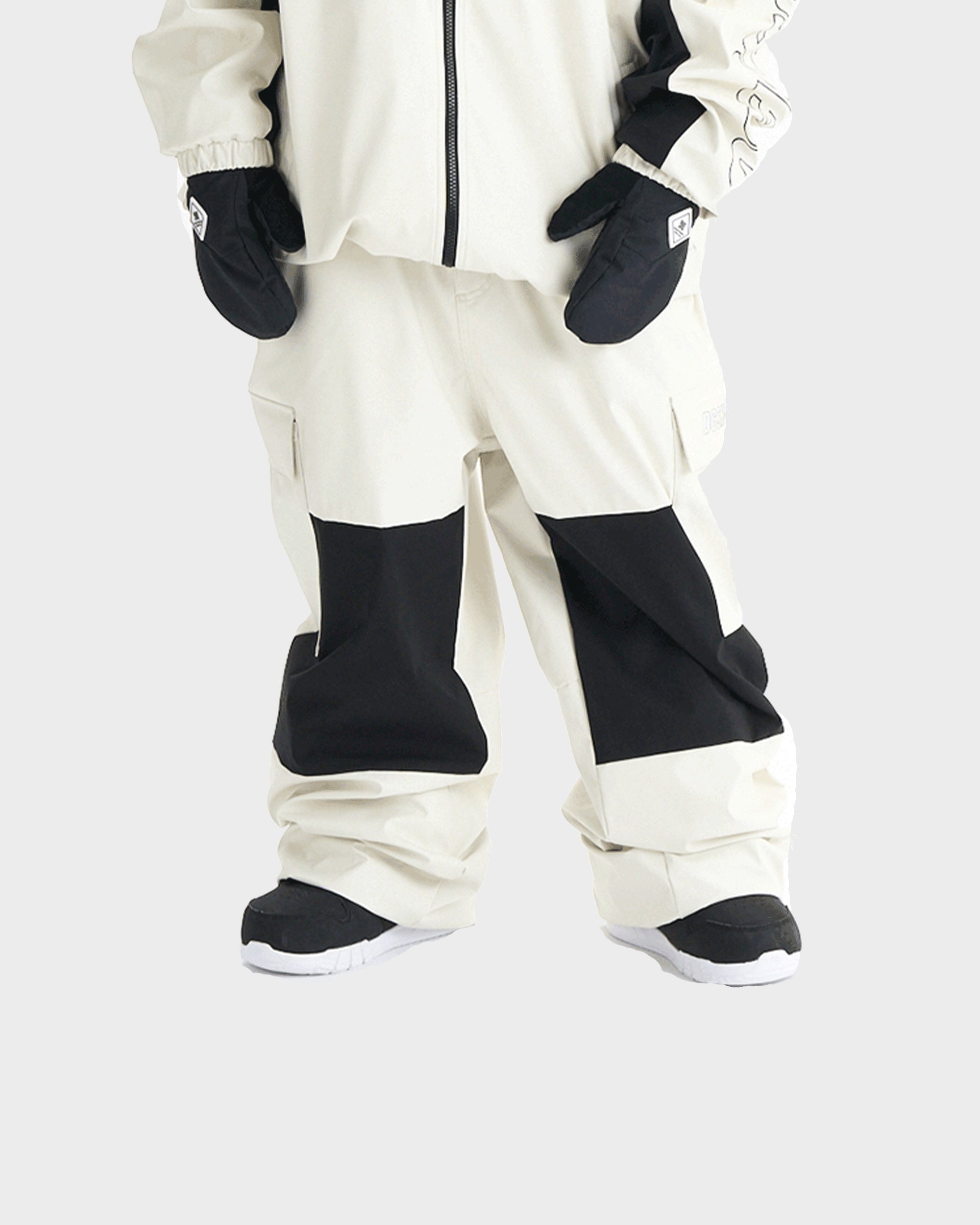 Mens 24 DC Snow Cargo Block Pants