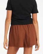 Womens Place To Elastic Waist Shorts