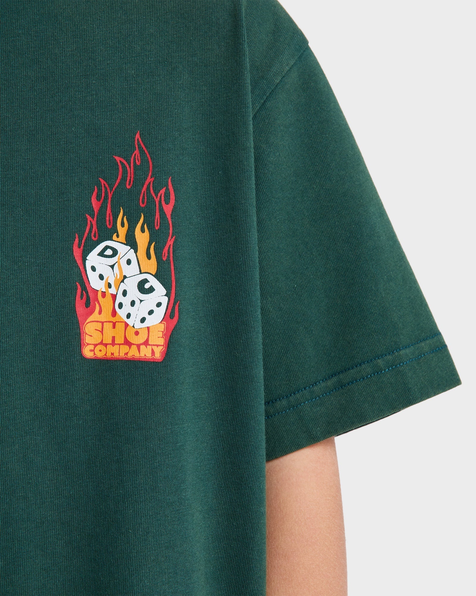 Boys 10-16 Burning Dice T-Shirt