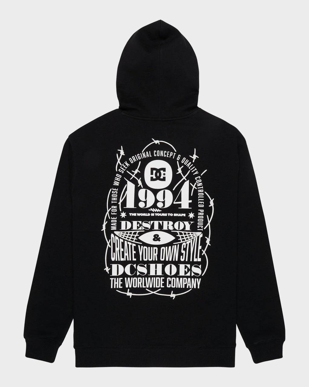 Mens Shaped Destroy Pullover Hoodie
