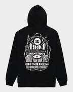 Mens Shaped Destroy Pullover Hoodie