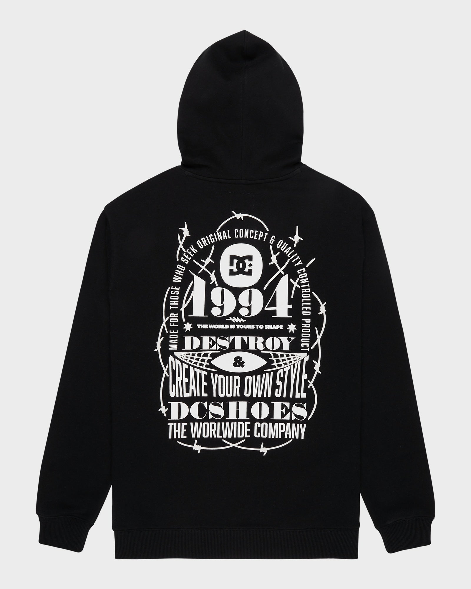 Mens Shaped Destroy Pullover Hoodie