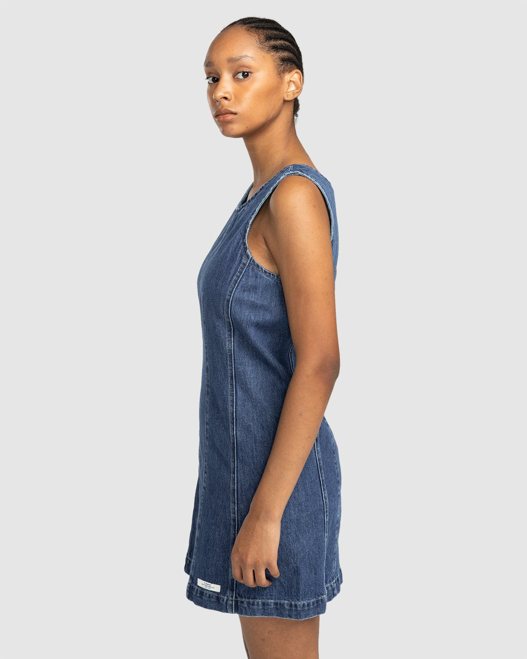Womens Melanie Denim Mini Dress