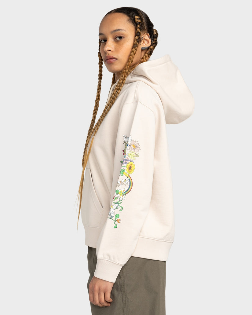 Womens Party Flower Pullover Hoodie