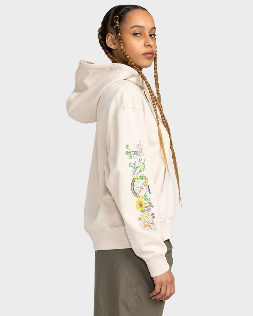 Womens Party Flower Pullover Hoodie
