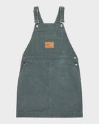 Womens Dungaree Canvas Mini Dress