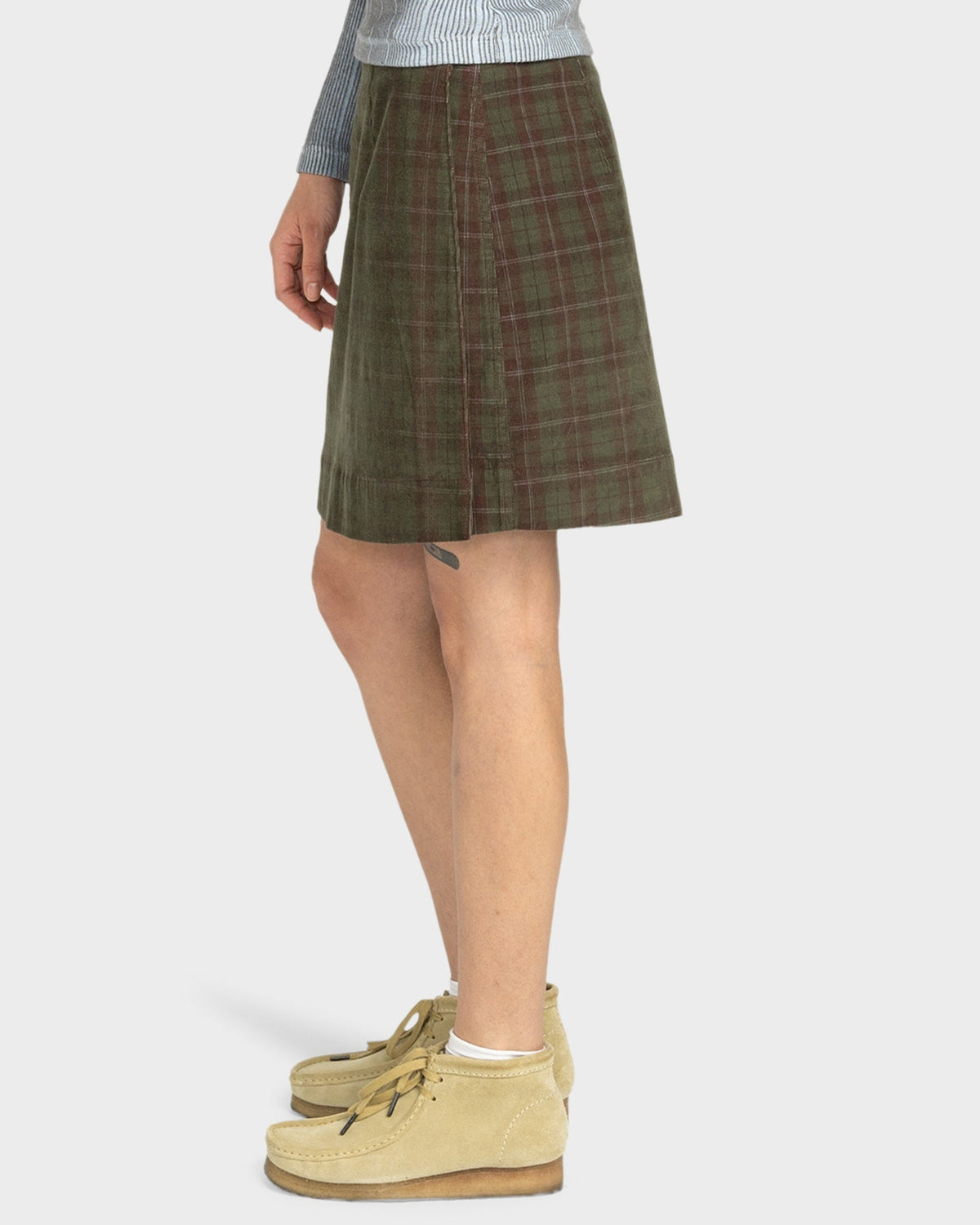 Womens Westward Cord Mini Skirt
