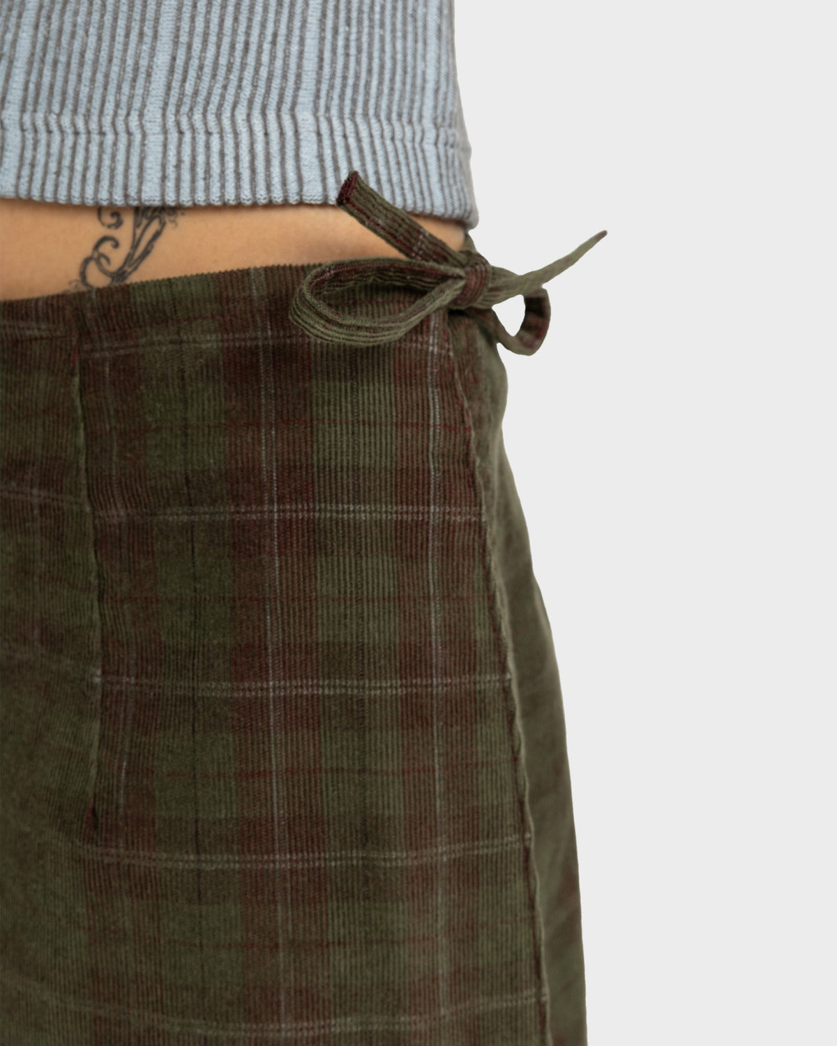 Womens Westward Cord Mini Skirt