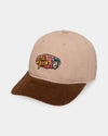 Mens Split Paint Low Snapback Cap