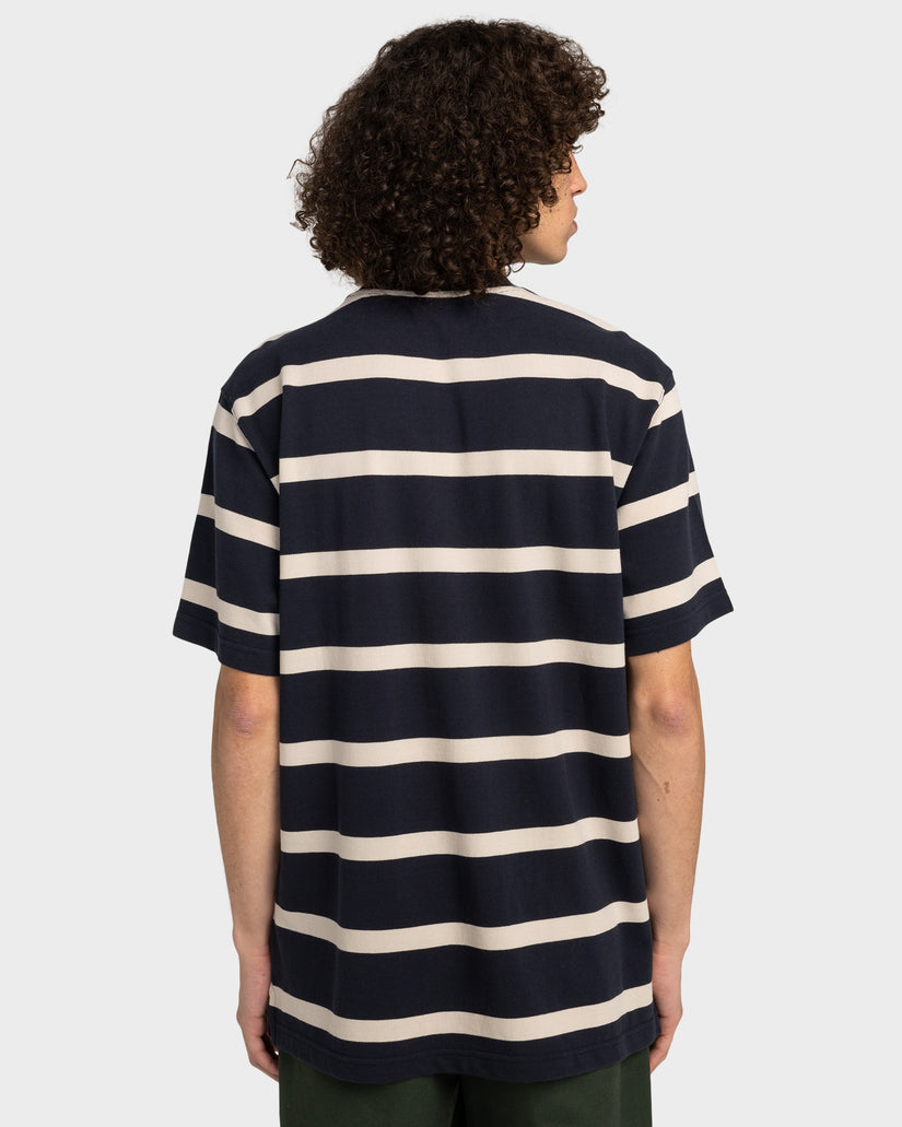 Mens Yacht Club Stripped T-Shirt