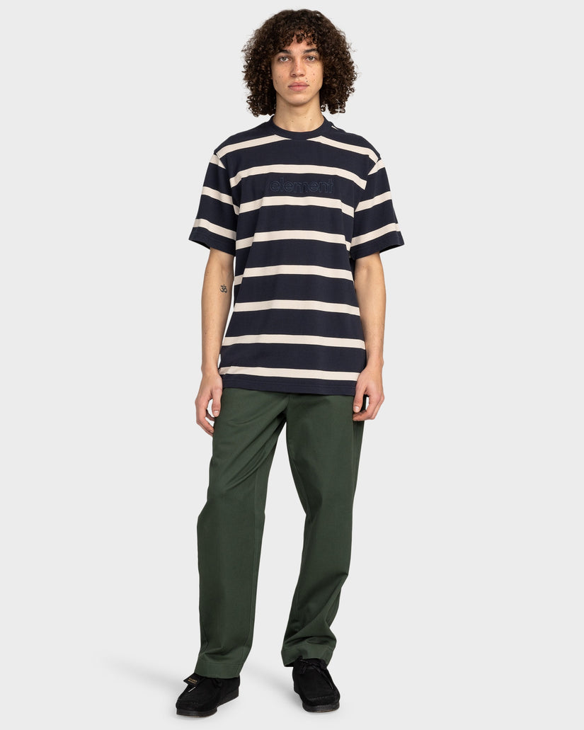 Mens Yacht Club Stripped T-Shirt