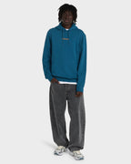 Mens Simple Logo Pullover Hoodie