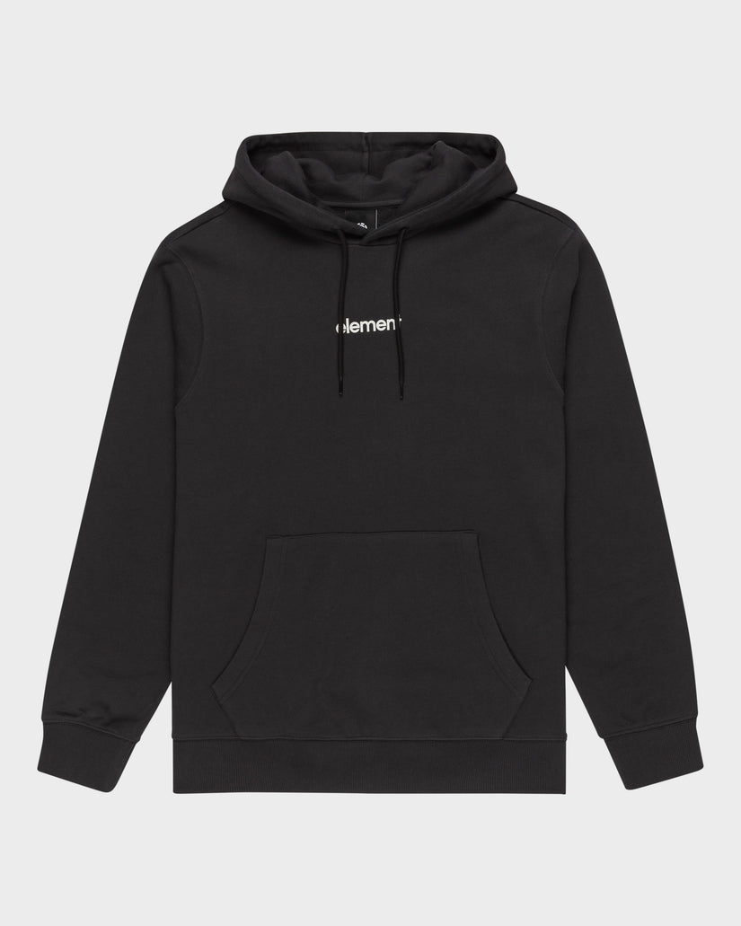 Mens Simple Logo Pullover Hoodie