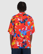 Mens Resort Blochold Short Sleeve Shirt