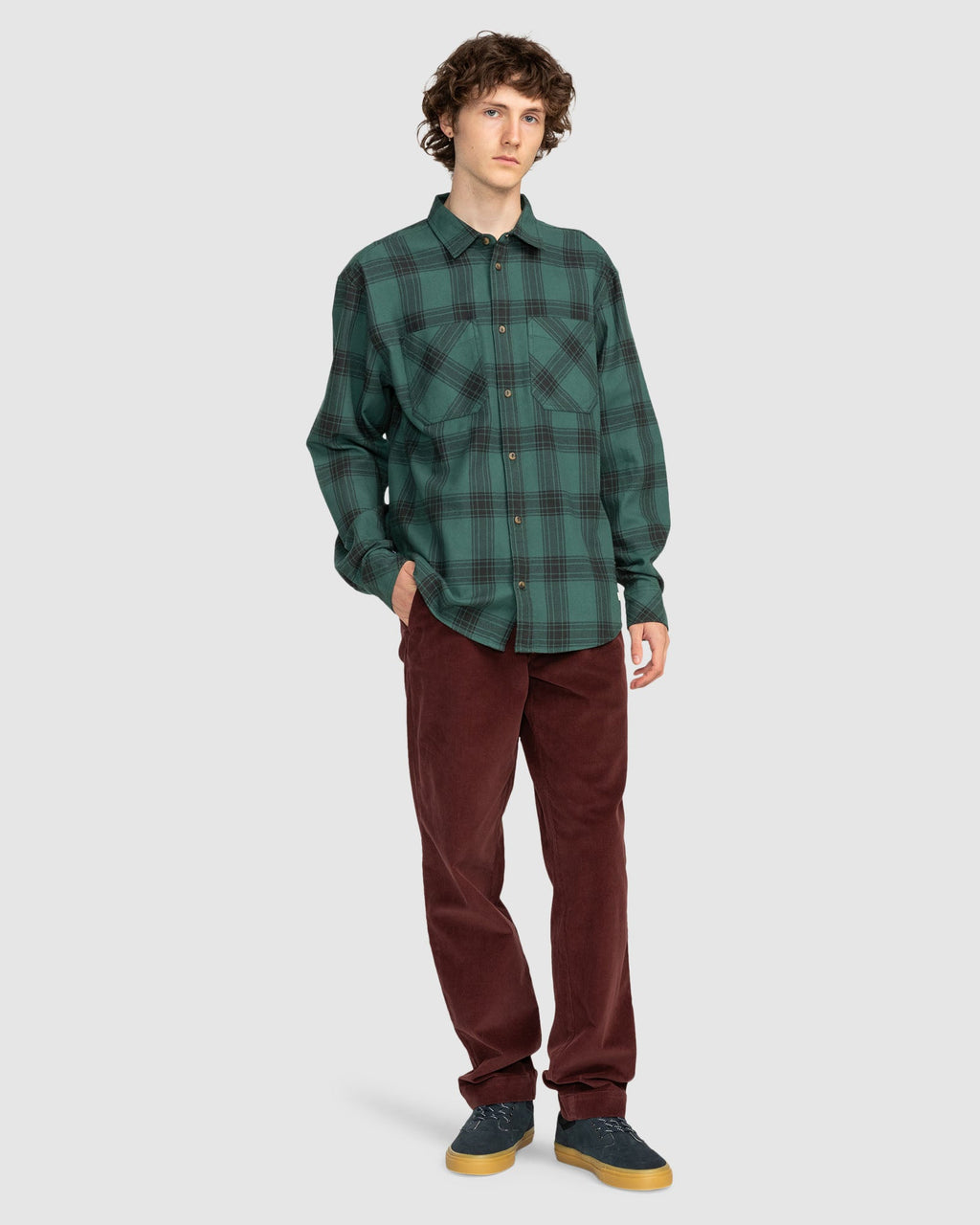 Mens Compass Flannel Shirt