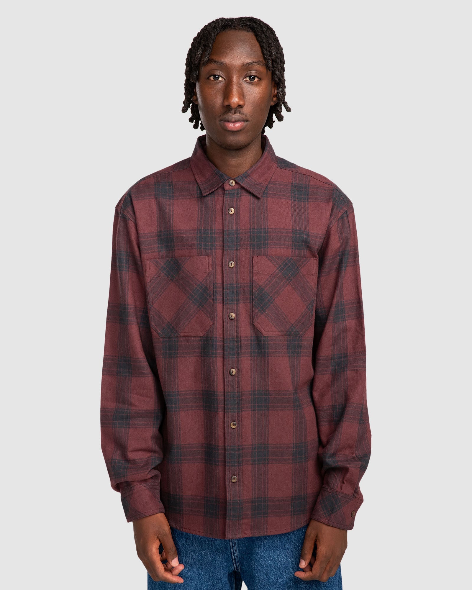 Mens Compass Flannel Shirt