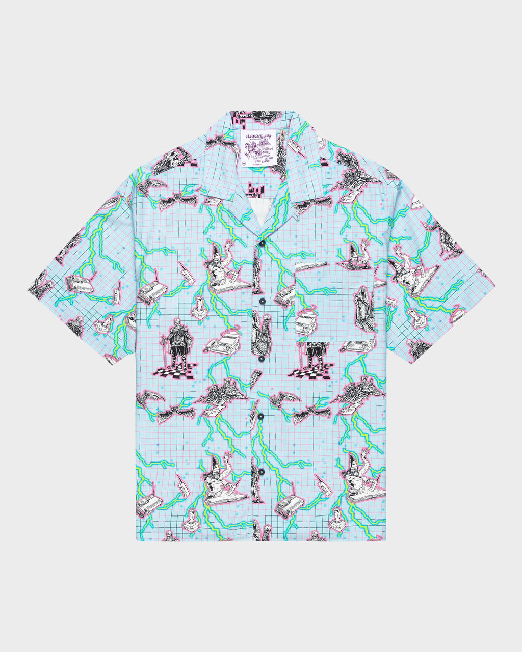 Mens Ffnc Lightning Resort Short Sleeve Shirt