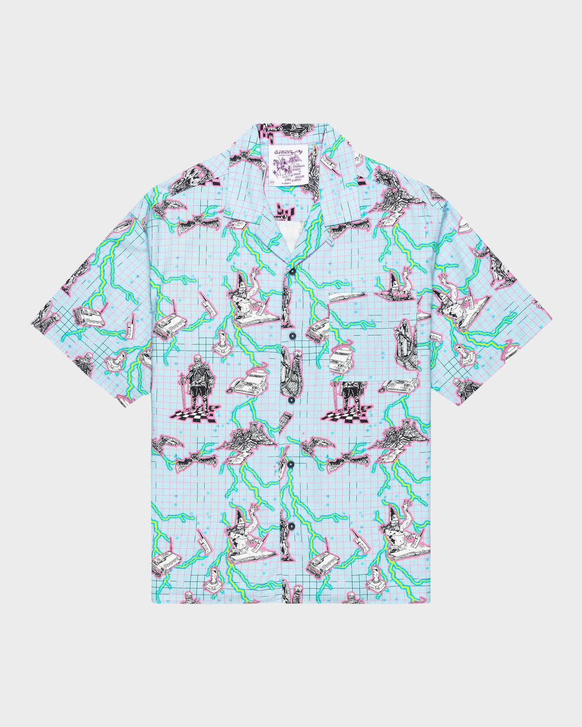Mens Ffnc Lightning Resort Short Sleeve Shirt