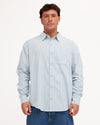 Mens Button Down Long Sleeve Shirt