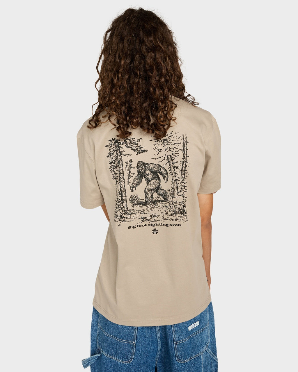 Mens Bigfoot Walking T-Shirt