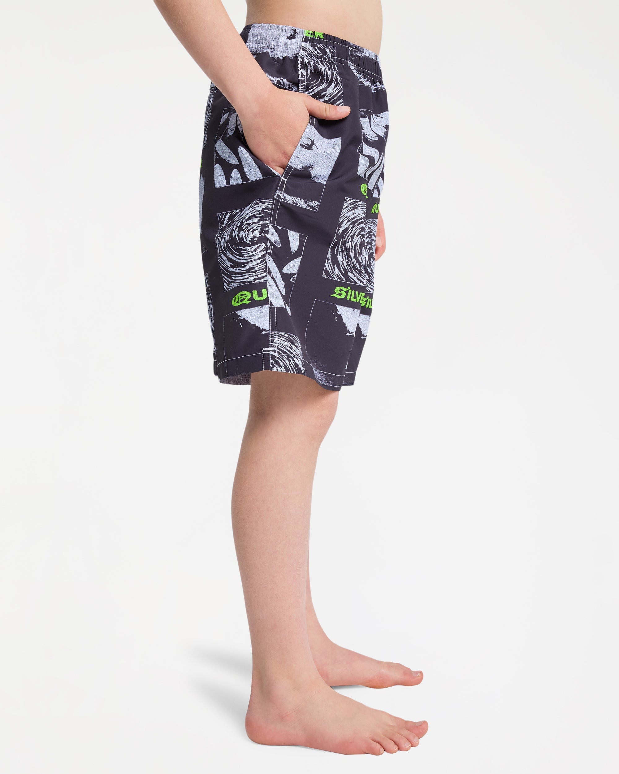Boys 8-16 Mercury Volley 17" Swim Shorts