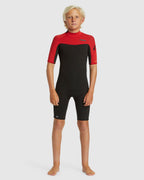 Boys 8-16 2/2mm Everyday Sessions Short Sleeve Back Zip Spring Suit