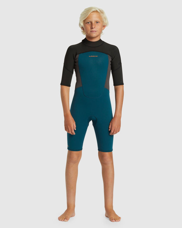 Boys 8-16 2/2mm Everyday Sessions Short Sleeve Back Zip Spring Suit