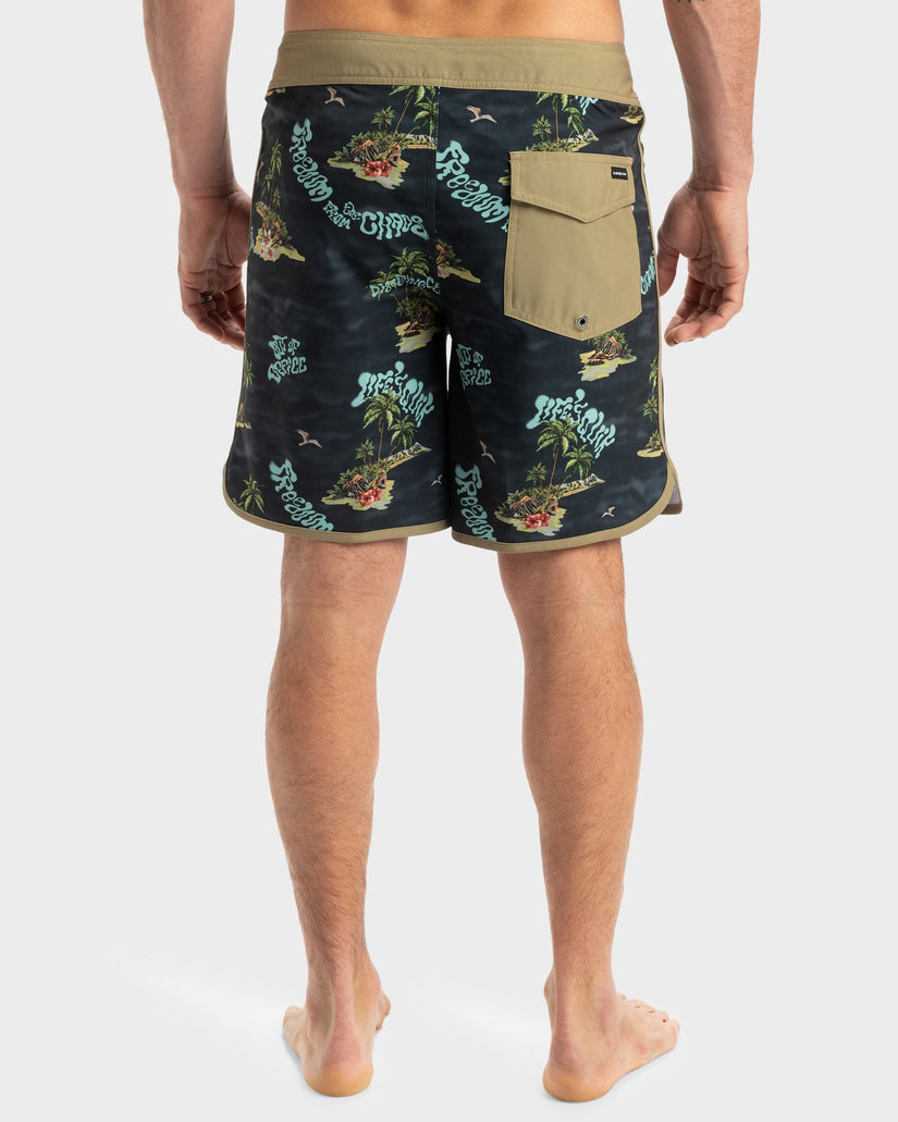 Mens Surfsilk Scallop 18 Boardshorts