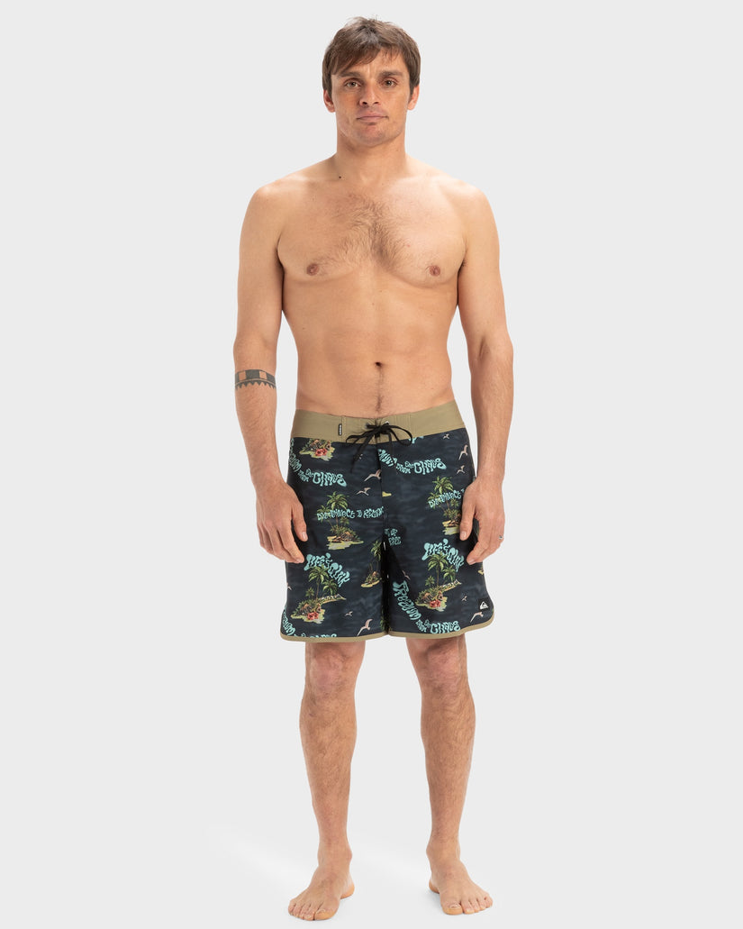 Mens Surfsilk Scallop 18 Boardshorts