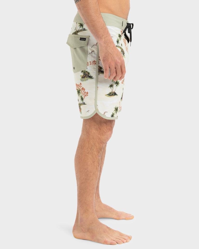 Mens Surfsilk Scallop 18 Boardshorts