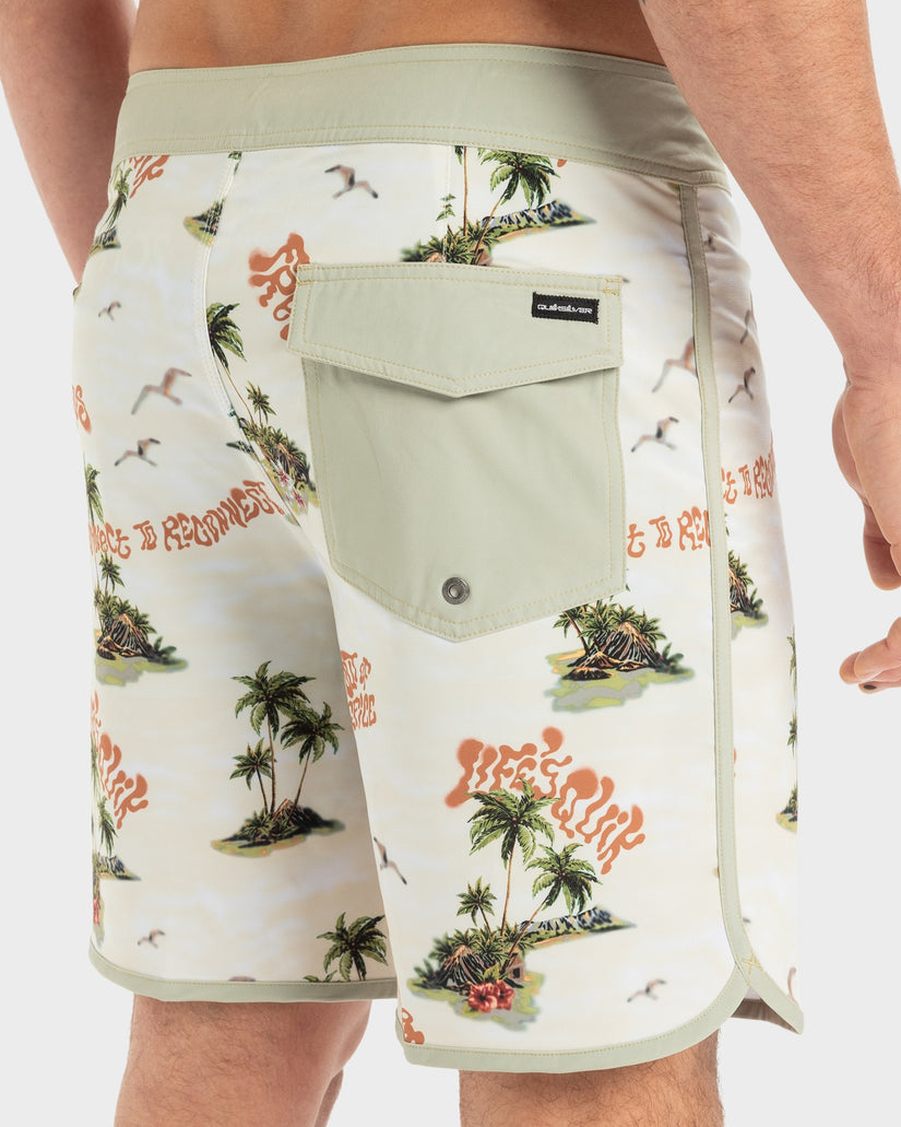Mens Surfsilk Scallop 18 Boardshorts