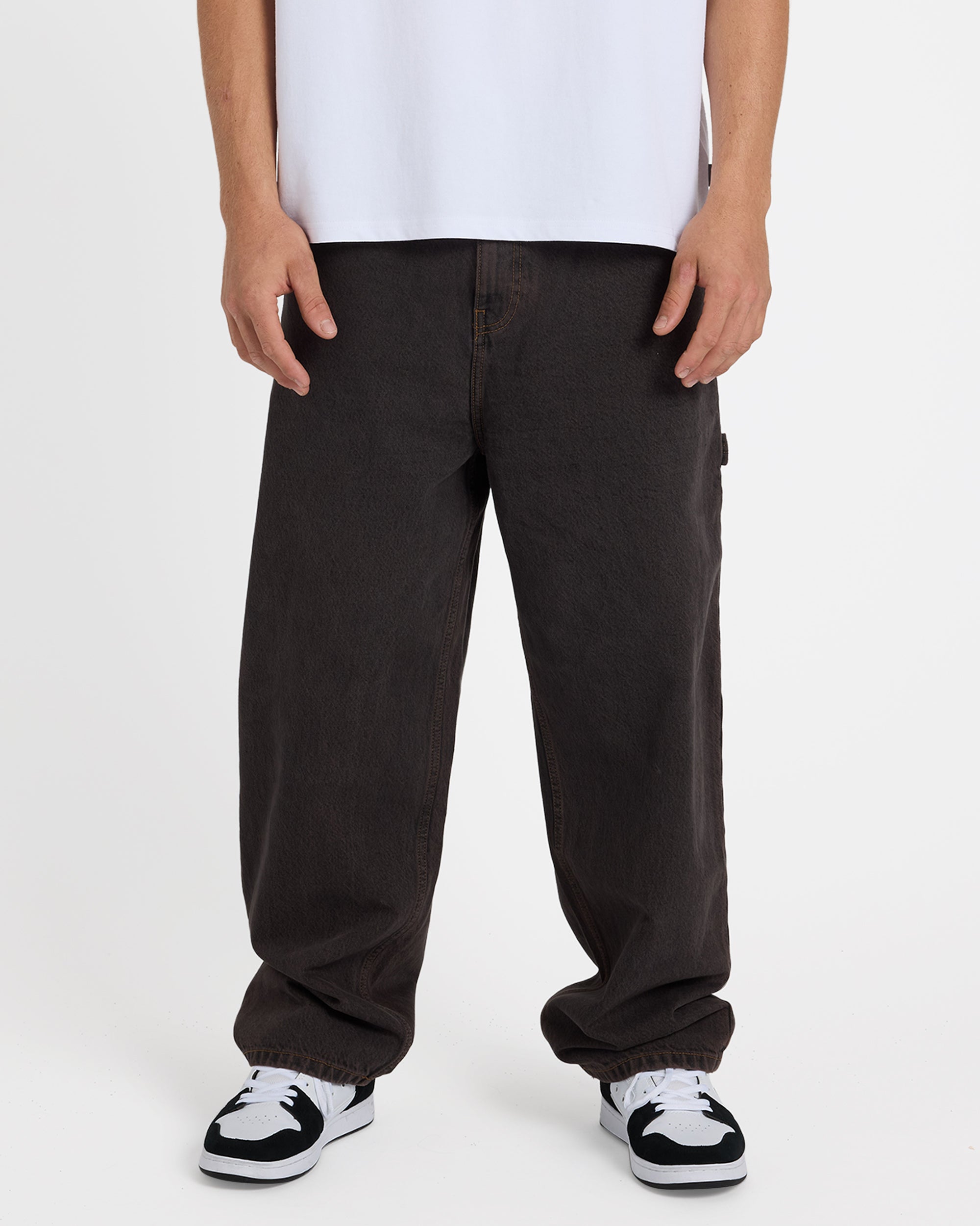 Mens YG Baggy Denim Pants