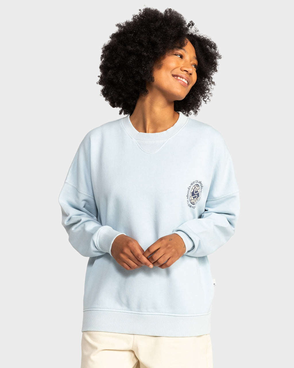 Mens Uni Oversized Crew Neck