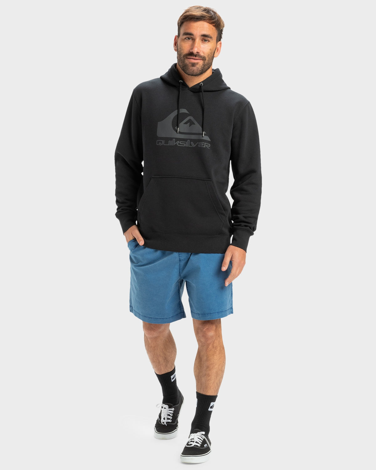 Mens Comp Logo Pullover Hoodie