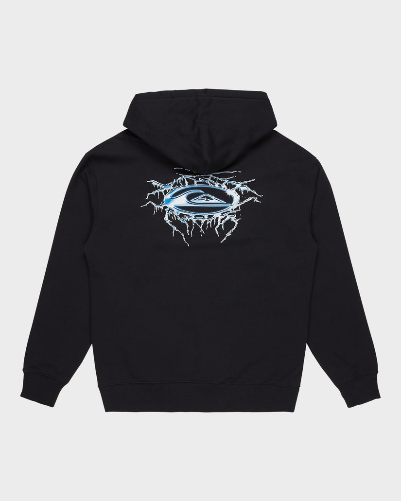 Mens Chrome Lightning Pullover Hoodie