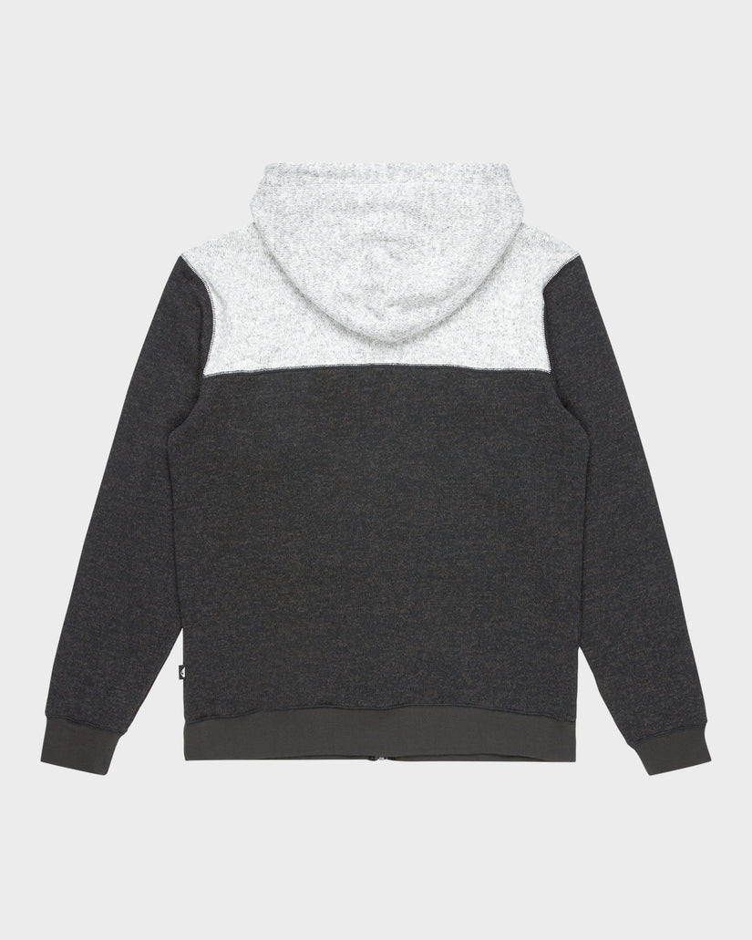 Mens Keller Block Zip-Up Hoodie