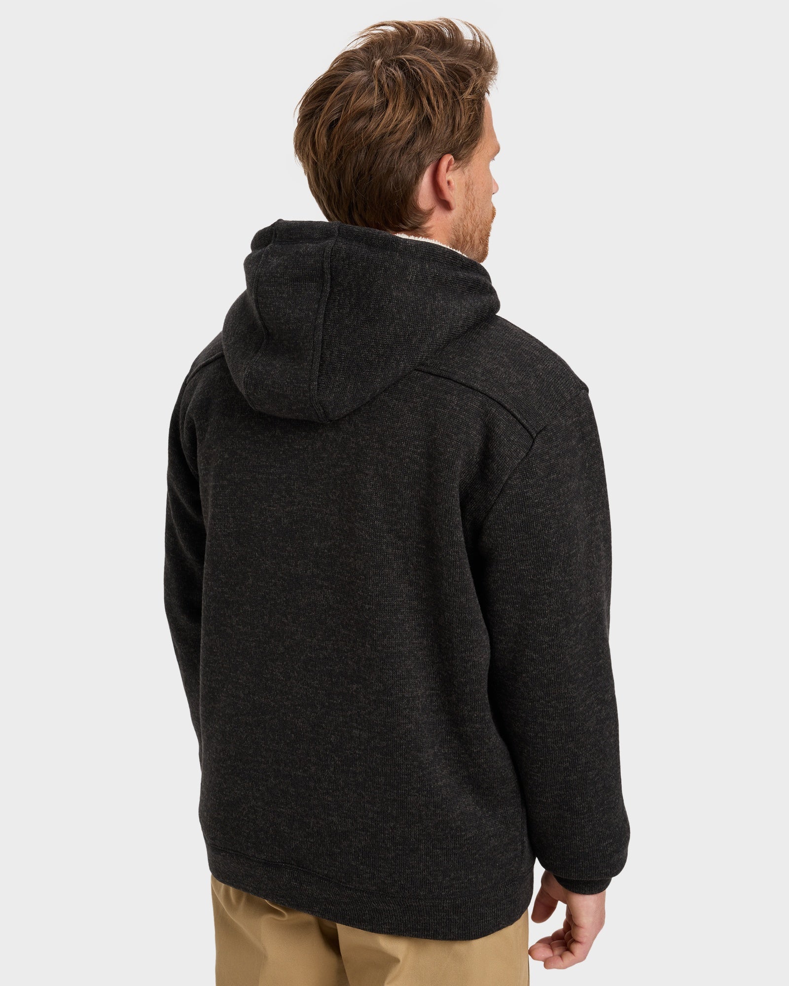 Mens Keller Sherpa Zip Up Hoodie
