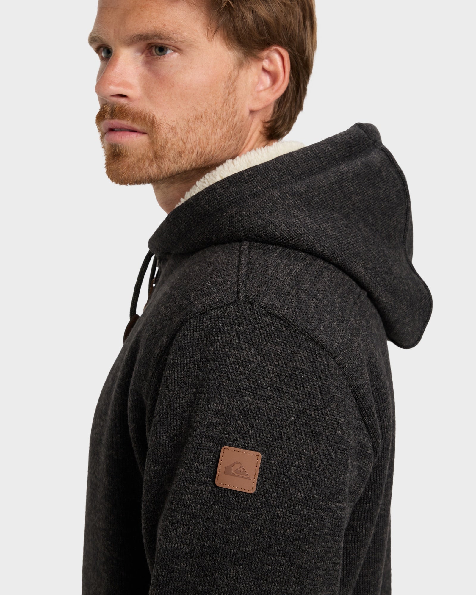 Mens Keller Sherpa Zip Up Hoodie
