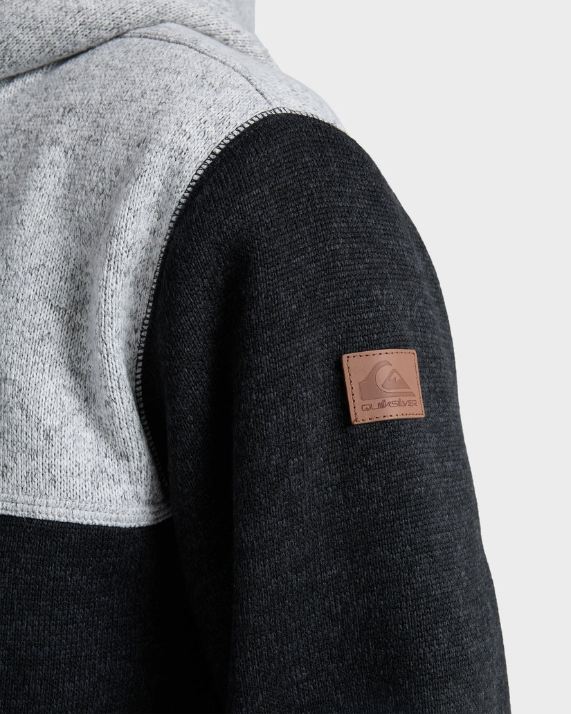 Mens Keller Block Zip Up Hoodie