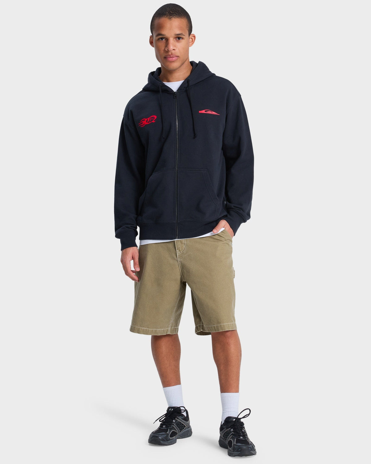 Mens Mercury Trident Zip Up Hoodie