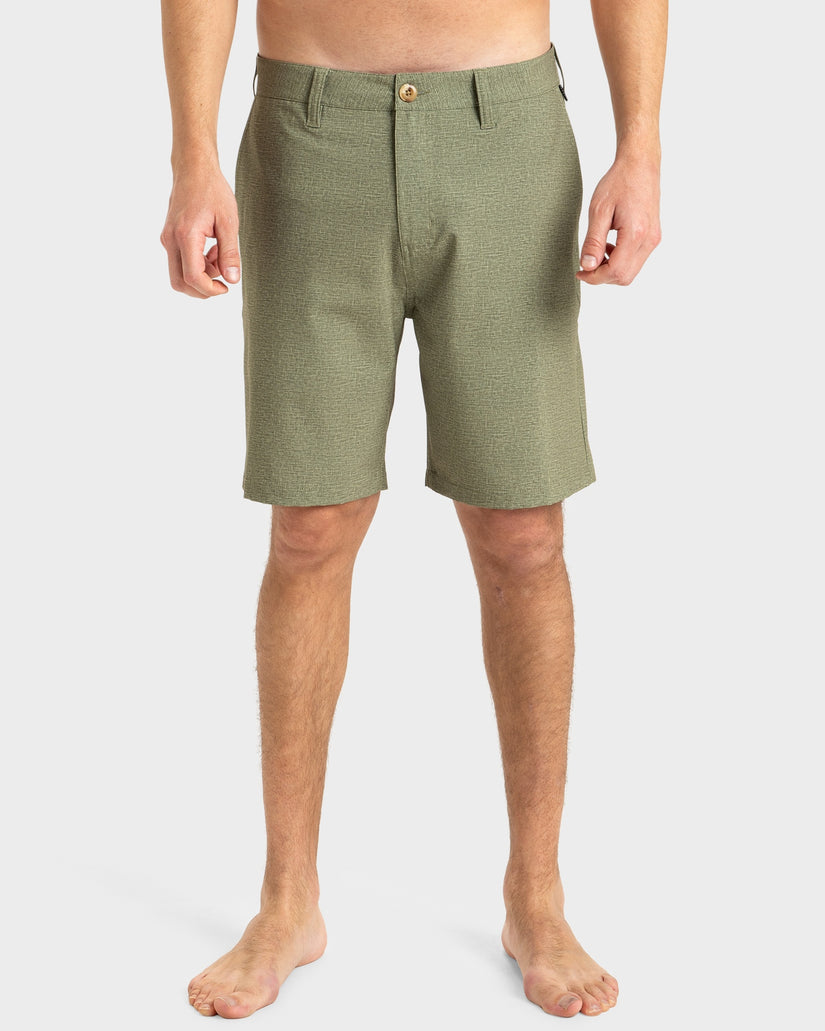 Mens Union Heather Amphibian 19" Hybrid Shorts