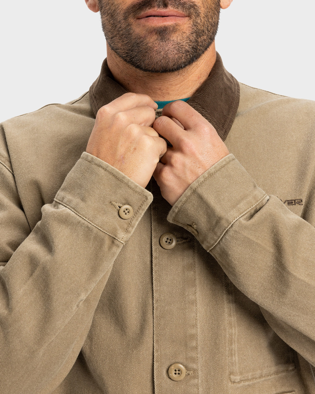 Mens Surf Buttoned Casual Jacket