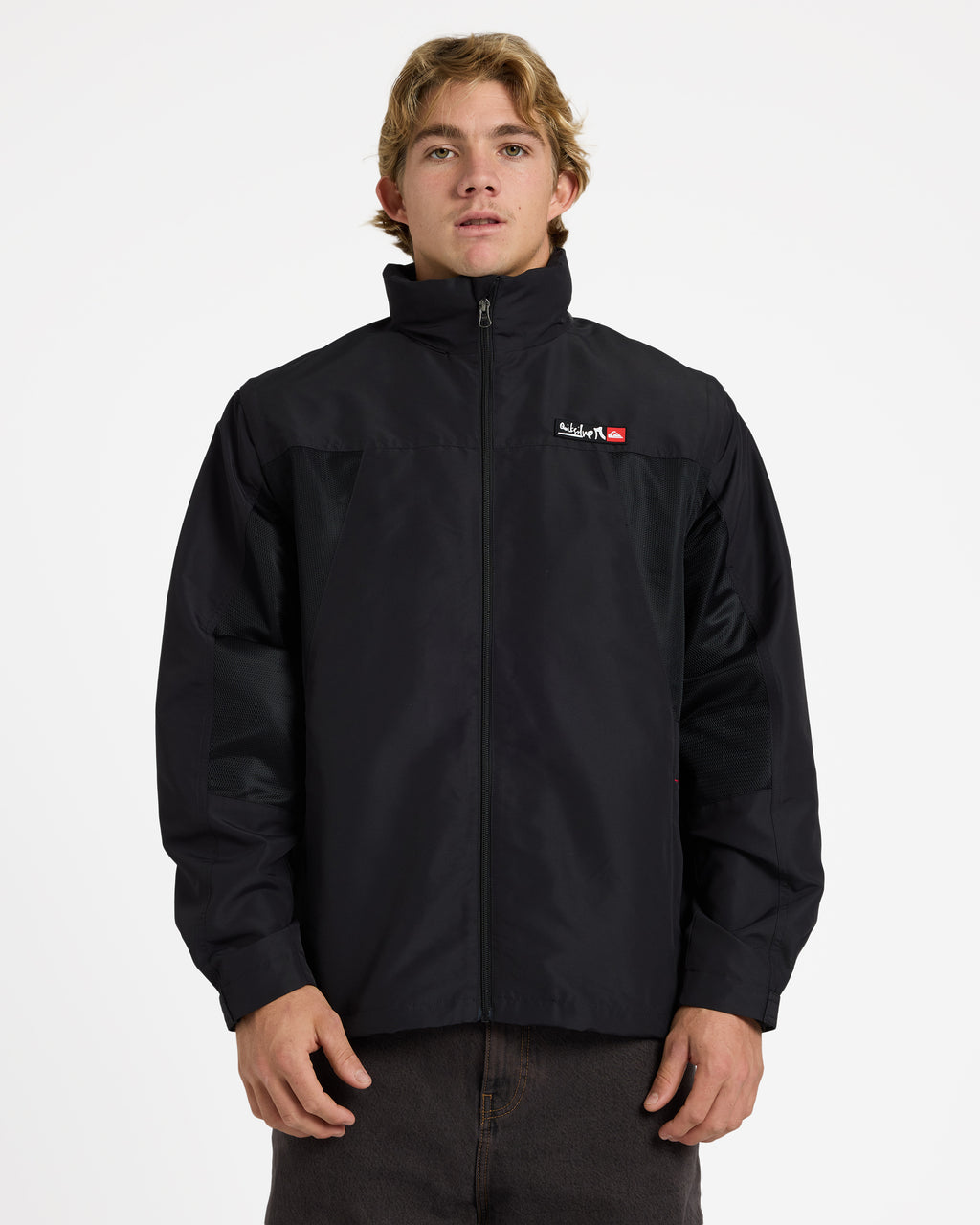 Mens YG Crossbone Zip Off Windproof Jacket