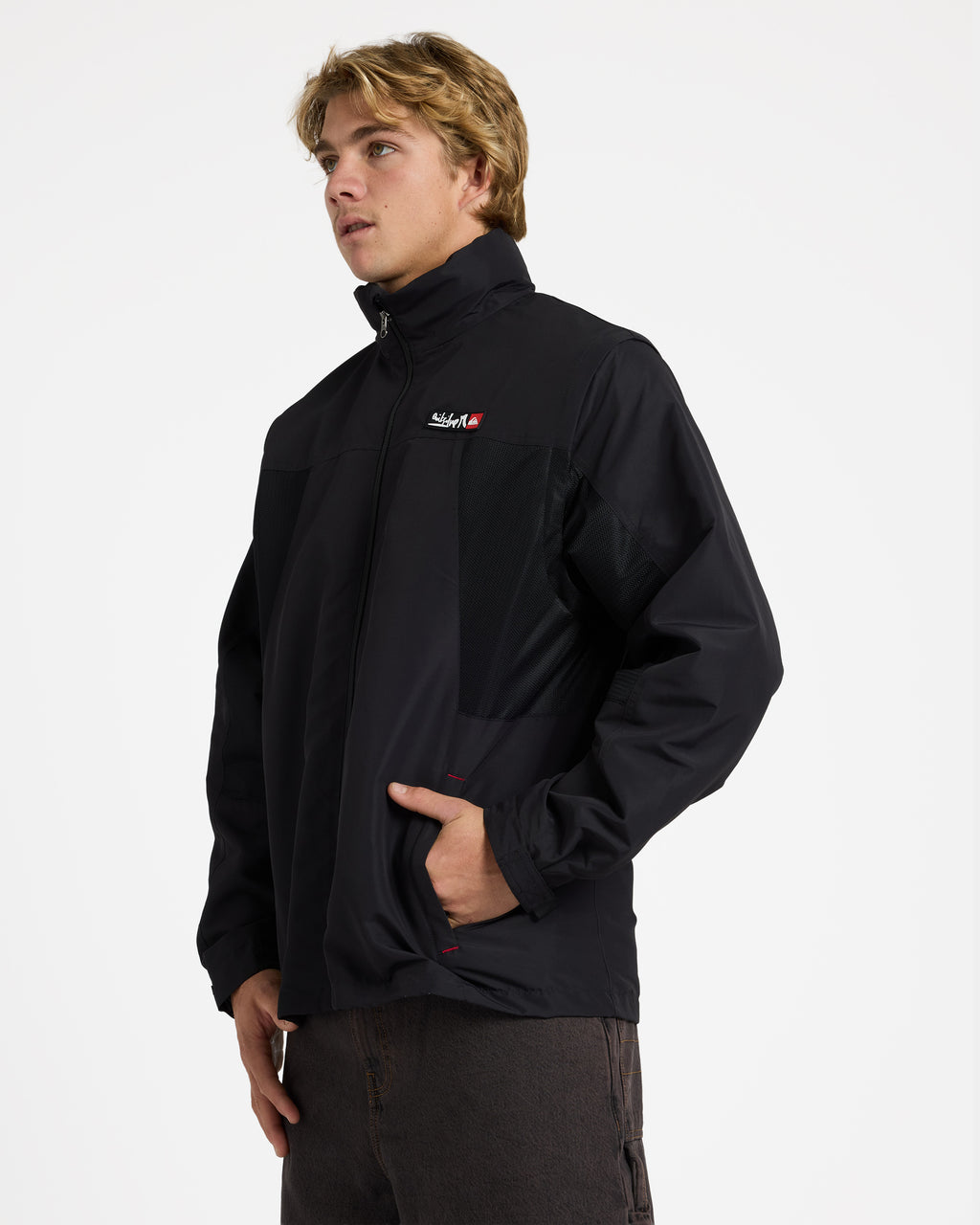 Mens YG Crossbone Zip Off Windproof Jacket