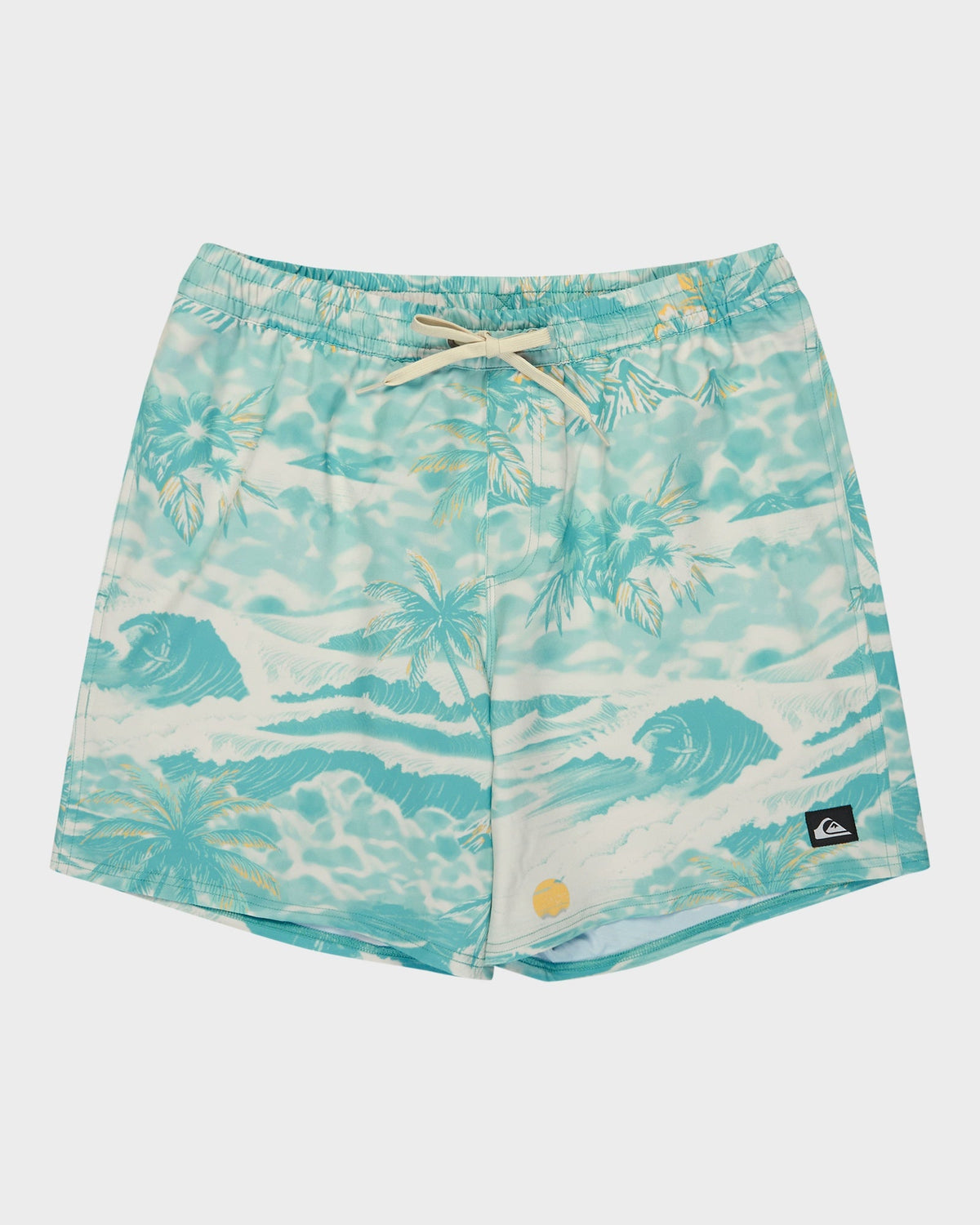Mens Stretch Printed Volley 17" Swim Shorts